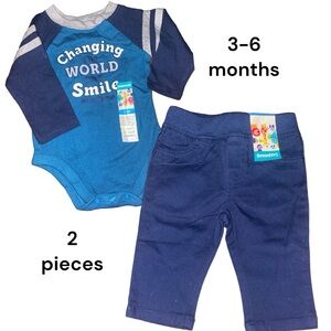 Garanimals 3-6 months 2 pc set. New